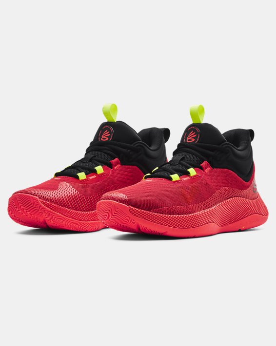Unisex Curry HOVR™ Splash Basketball Shoes, Red, pdpMainDesktop image number 3